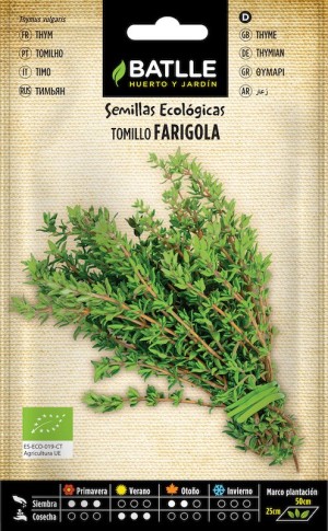 SOBRE BTLL TOMILLO FARIGOLA (THYMUS VULGARIS)